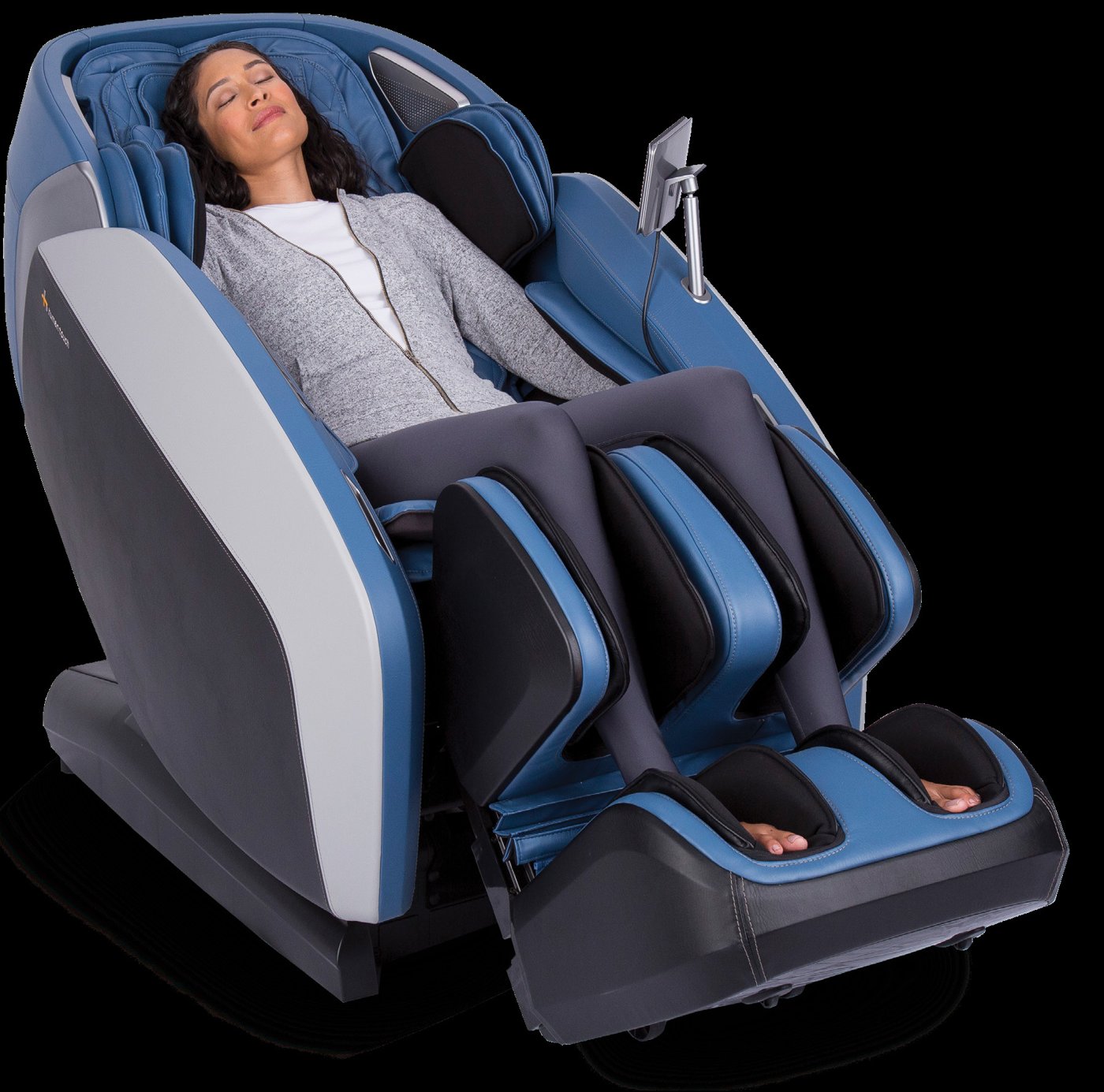 Human Touch Certus massage chair in the Sky colorway, from Human Touch's official Certus brochure